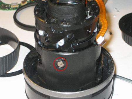 The final screws that need tightening